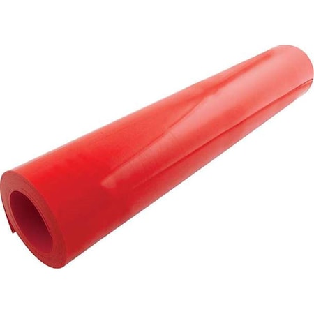 50 Ft. X 24 In. Plastic Roll; Red